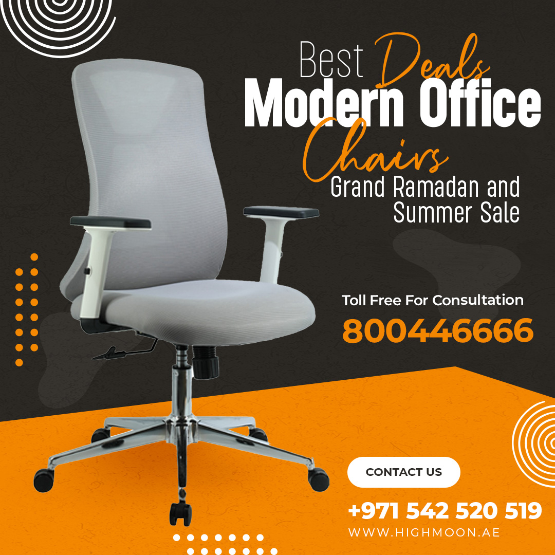 Best Deals Modern Office Chairs Ramadan and Summer Sale-Highmoon