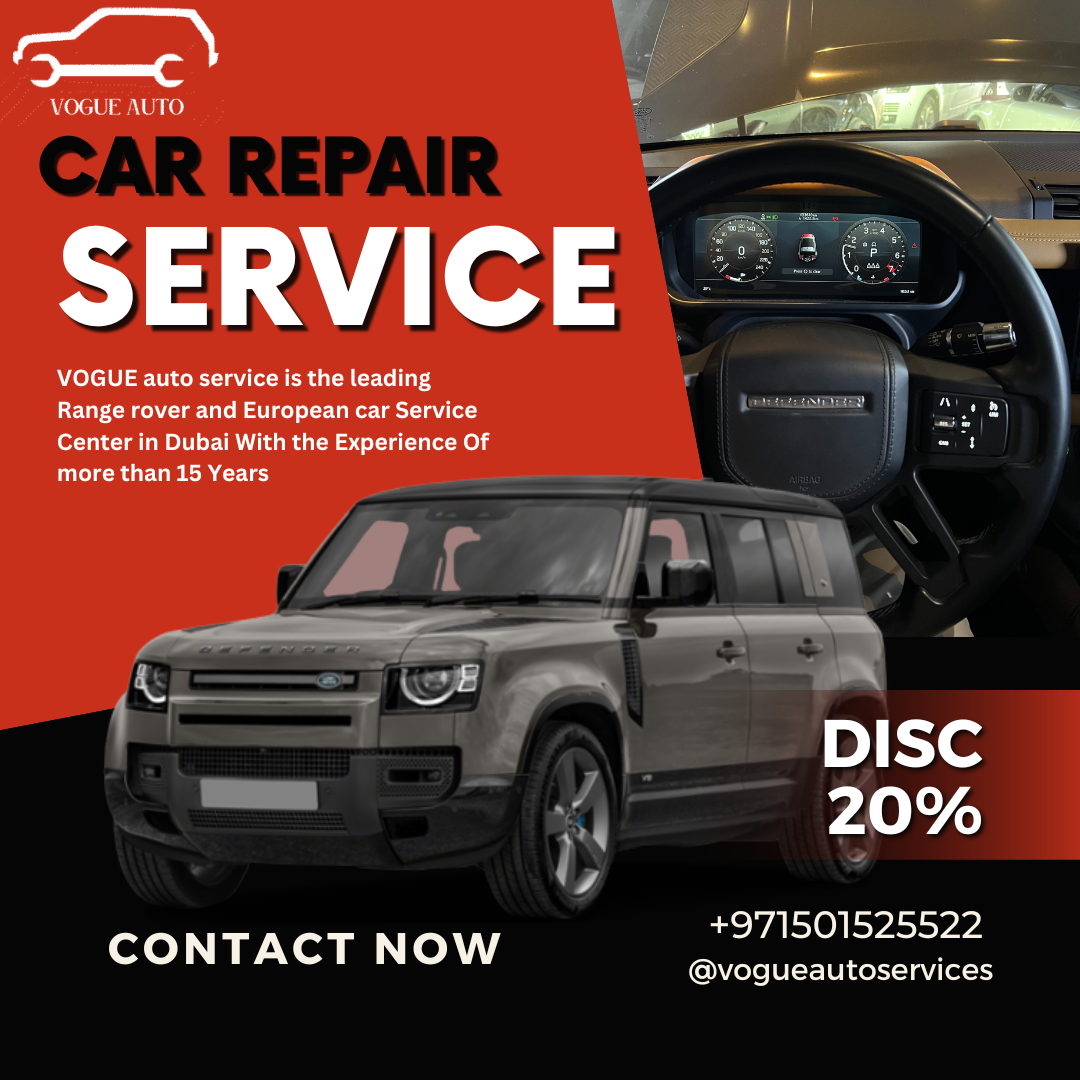 Range Rover workshop in Dubai