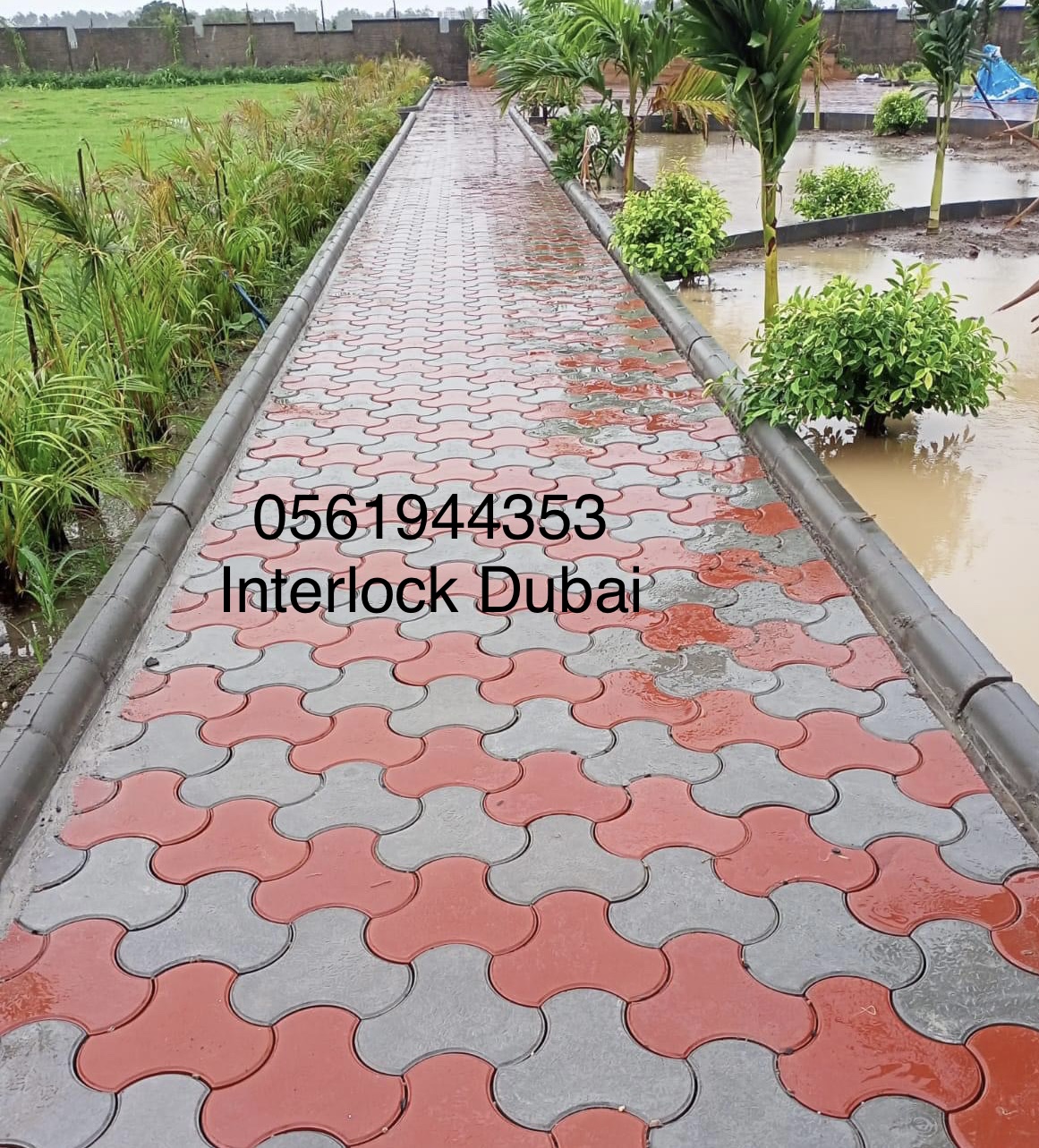 Dubai Garden Tiles Fixing 0561944353