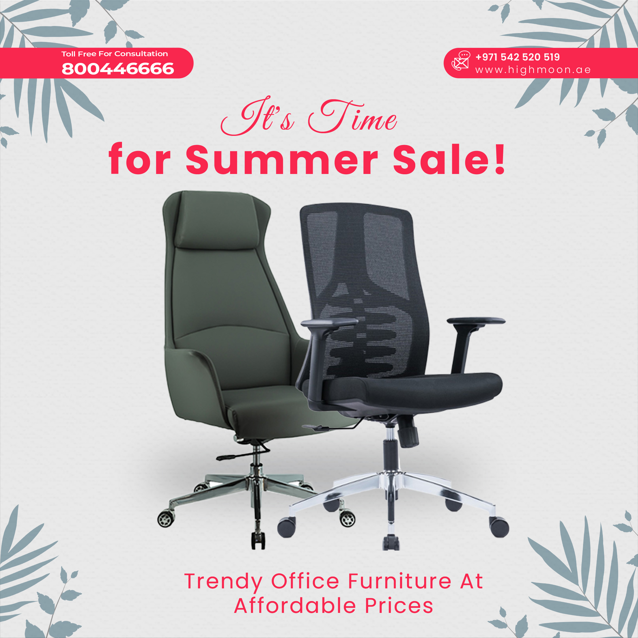 Summer Sale Alert: Best Offers on High-quality Office Chairs in D
