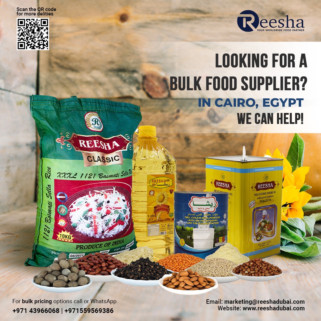 Bulk Food Supplier in Cairo, Egypt | Reesha General Trading – You