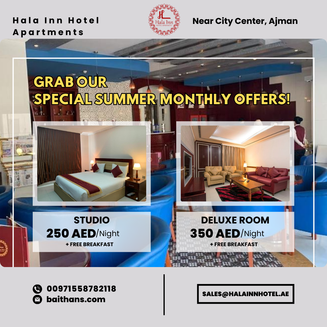 Best Selling Popular Hotel Apartments in Al Jurf Ajman