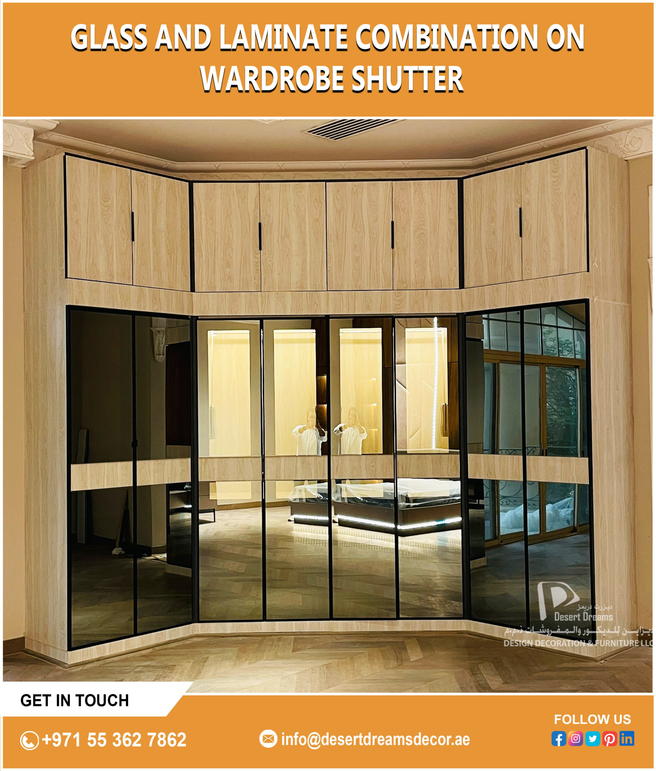 Closets Suppliers in Abu Dhabi | Built-in Cabinets | Wardrobes.