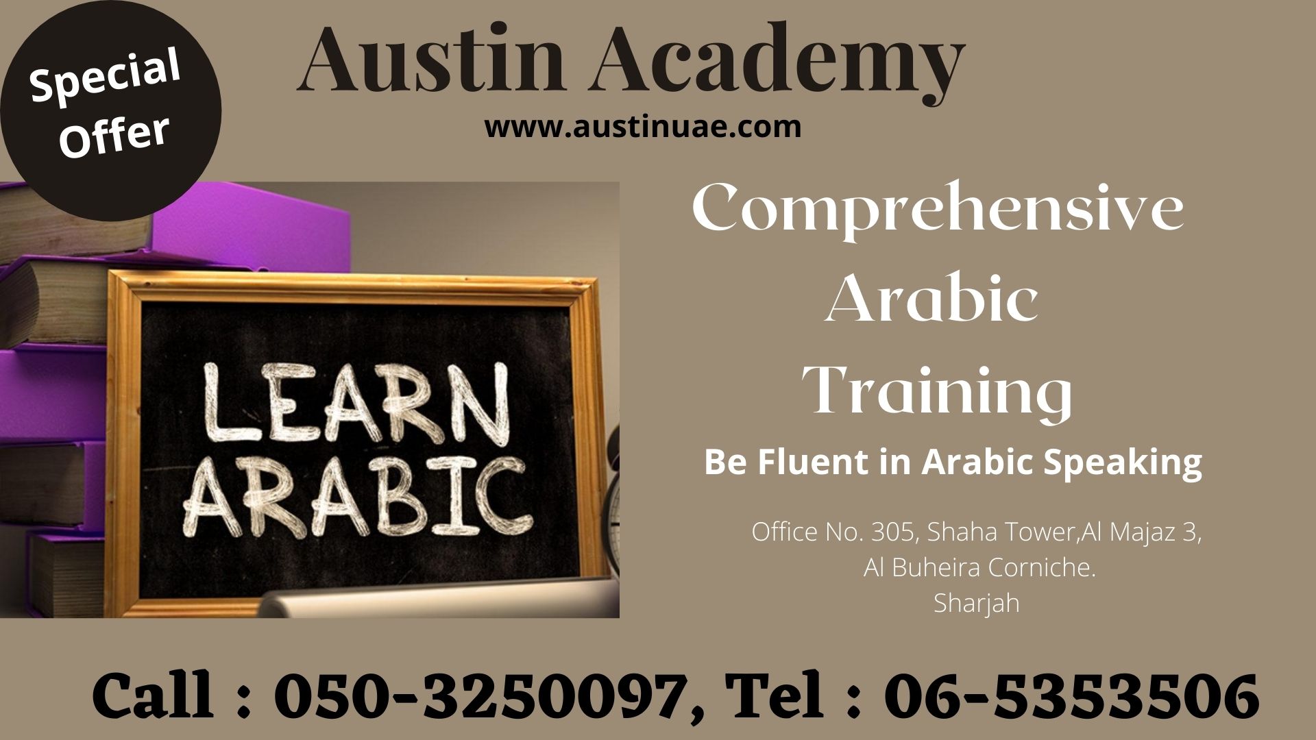 Arabic Classes in Sharjah with Best Offer Call 0588197415