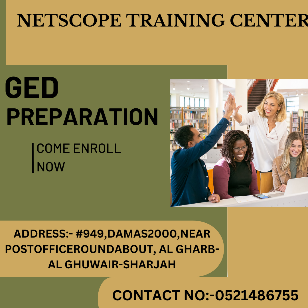 GED PREPARATION IN SHARJAH WITH BEST PRICE 100%RESULT