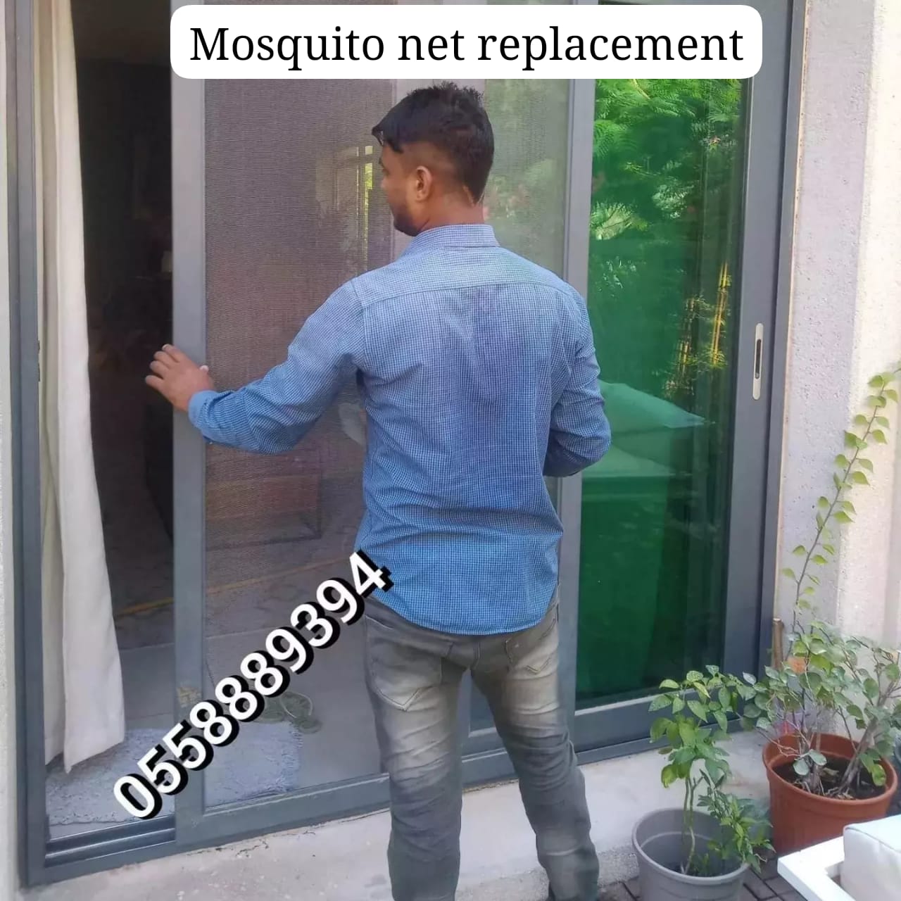 Mosquito net replace