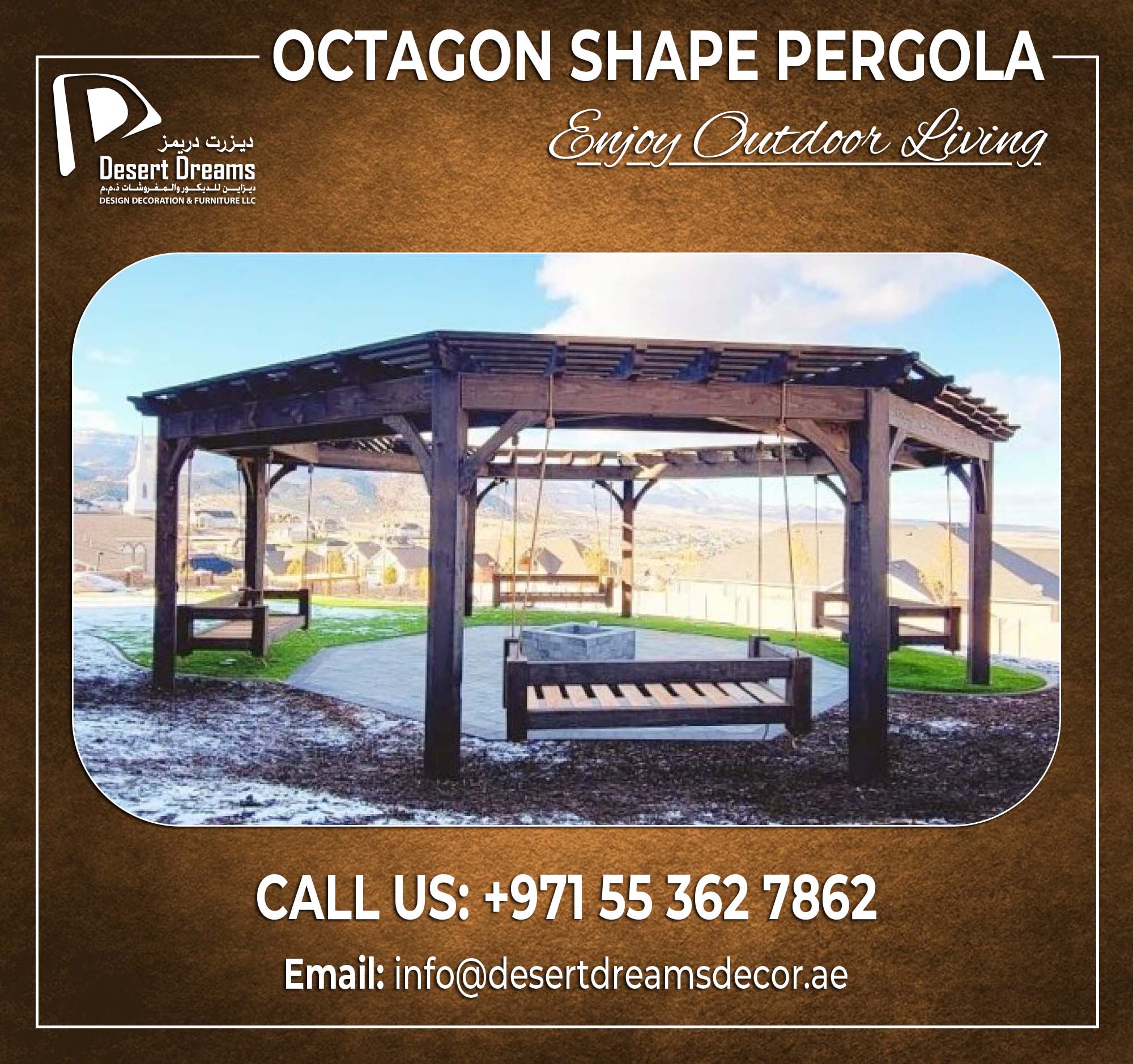 Octagon Shape Pergola in UAE.jpg