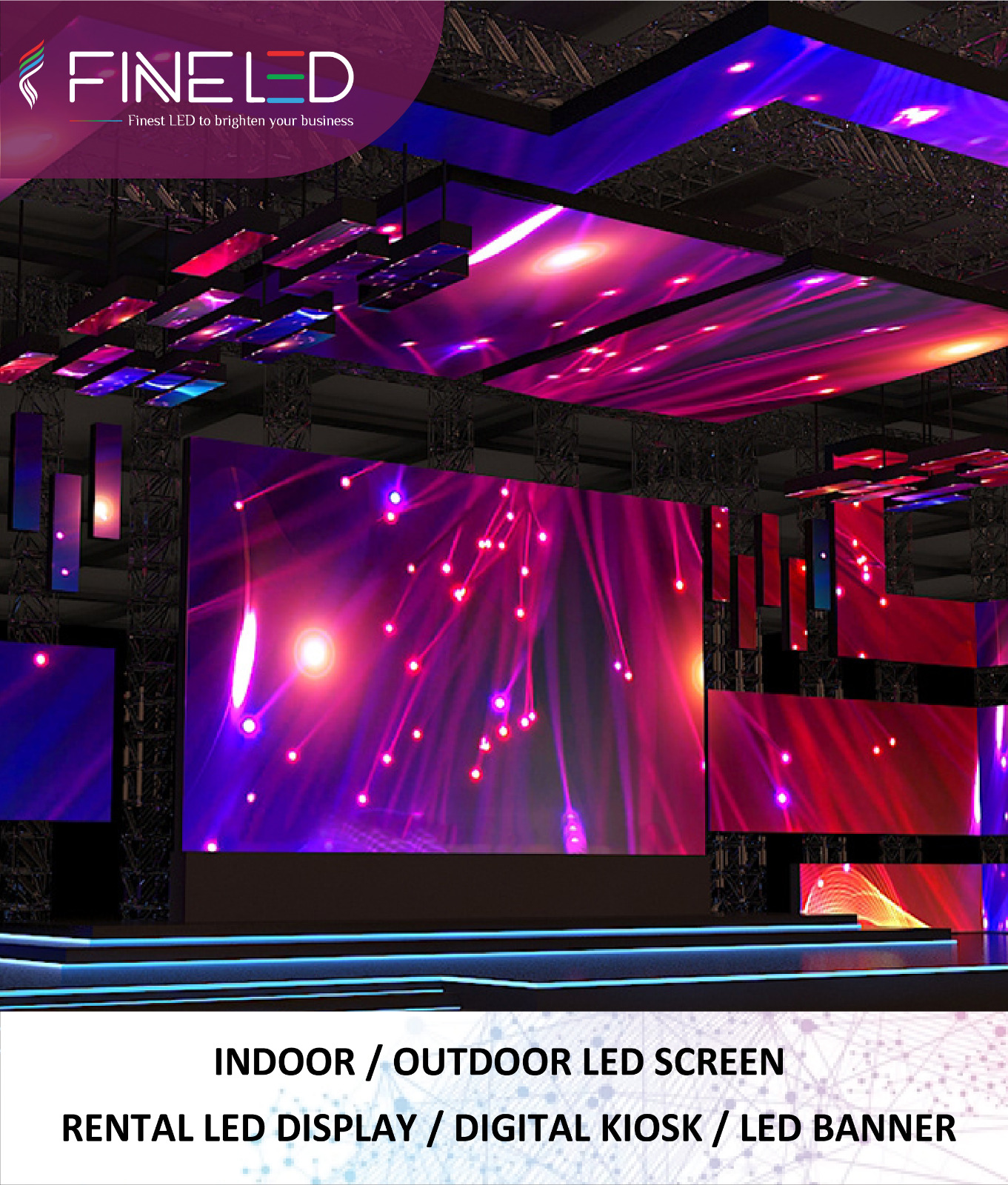 LED SCREEN for fixing and Rental