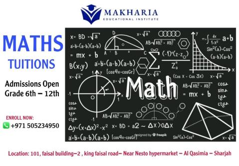 Math’s’ Tuition Doughs Section at Makharia , Call – 0568723609