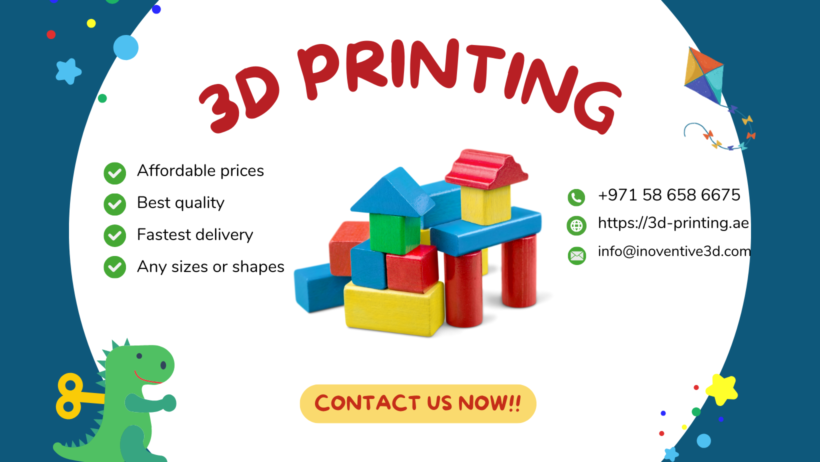 Inoventive 3D: Dubai’s Premier 3D Printing Shop