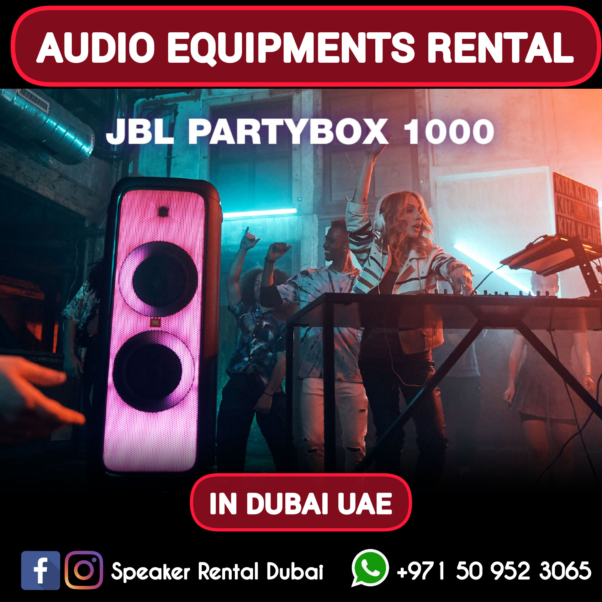 Dubai Sound System Rental | Audio Equipment Rental in Dubai