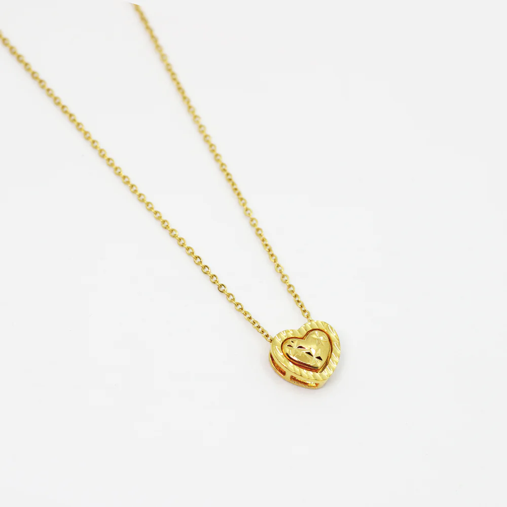 Molly Double Heart Pattern Fashion Necklace