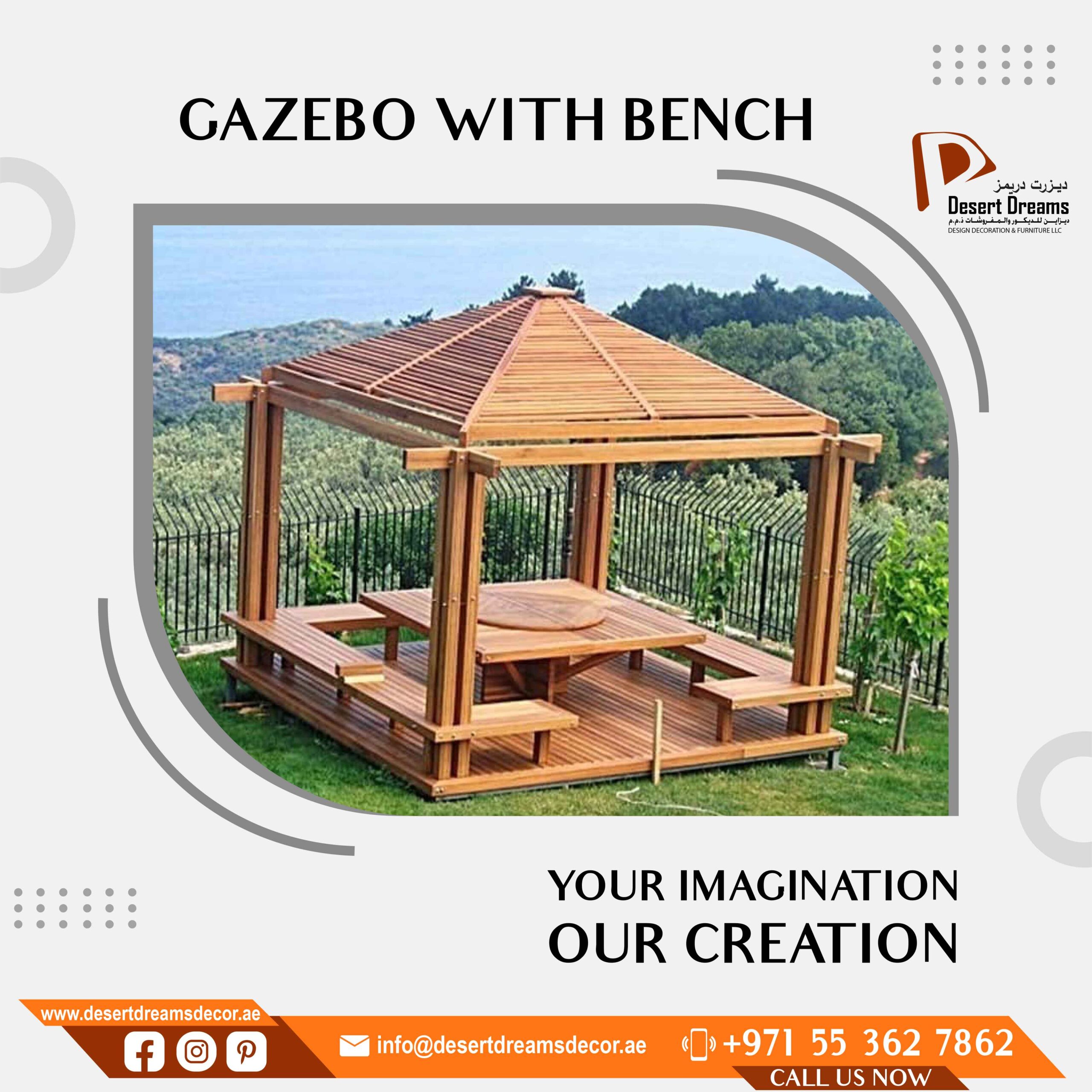 Beautify Your Outdoor Space With the Best Wooden Gazebo in Uae