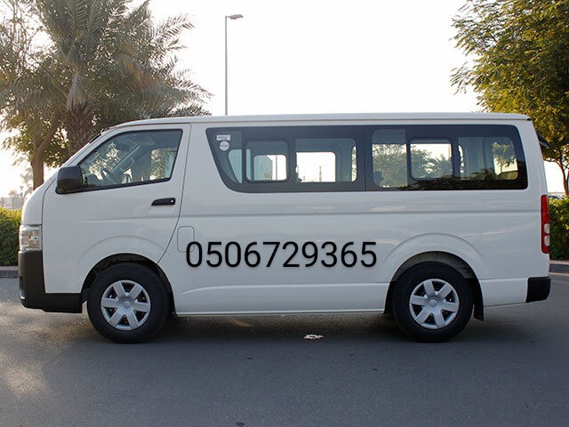 Toyota Hiace Van with Driver for Rent