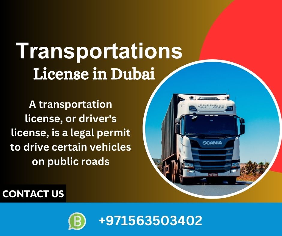 Transportations License In Dubai # 0563503402