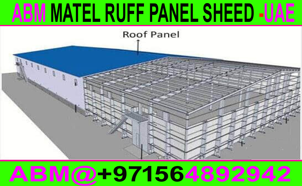 Ruff Panel Cladding Steel Structure Shade Maintenance in Ajman
