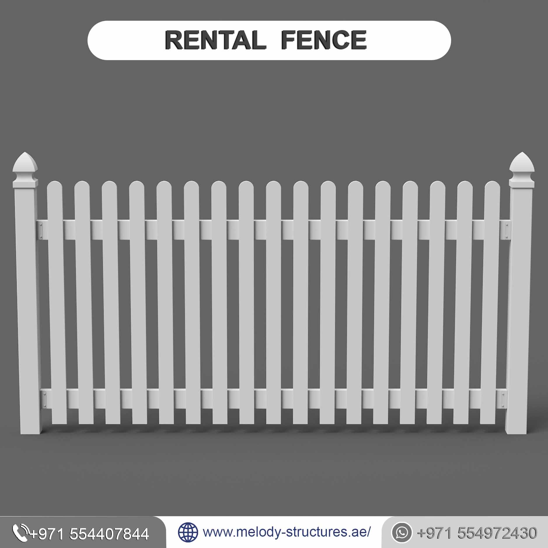 Rental Fencing Company in UAE | Temporary Fence Service