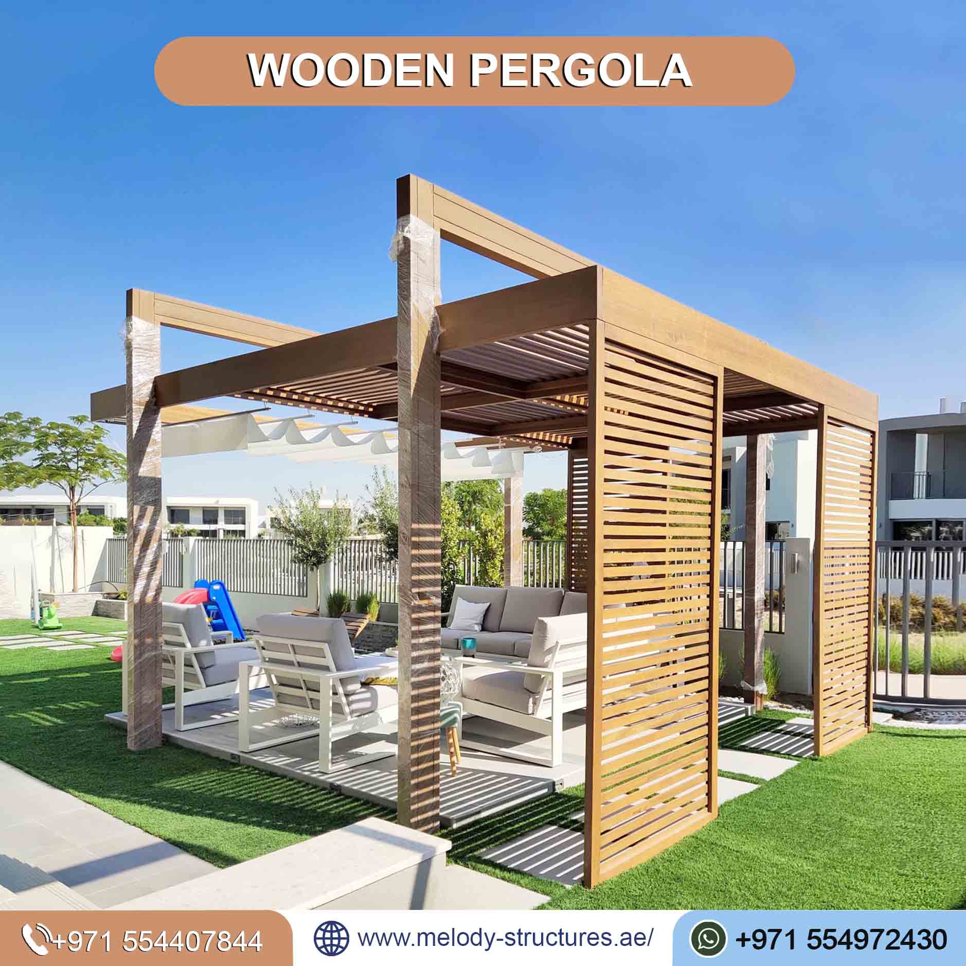 Buy Wooden Pergola At 30% Discount | Season Offer