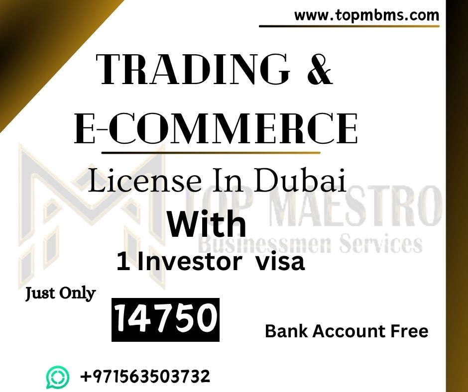 E-Commerce & Trading License in Dubai #0563503402