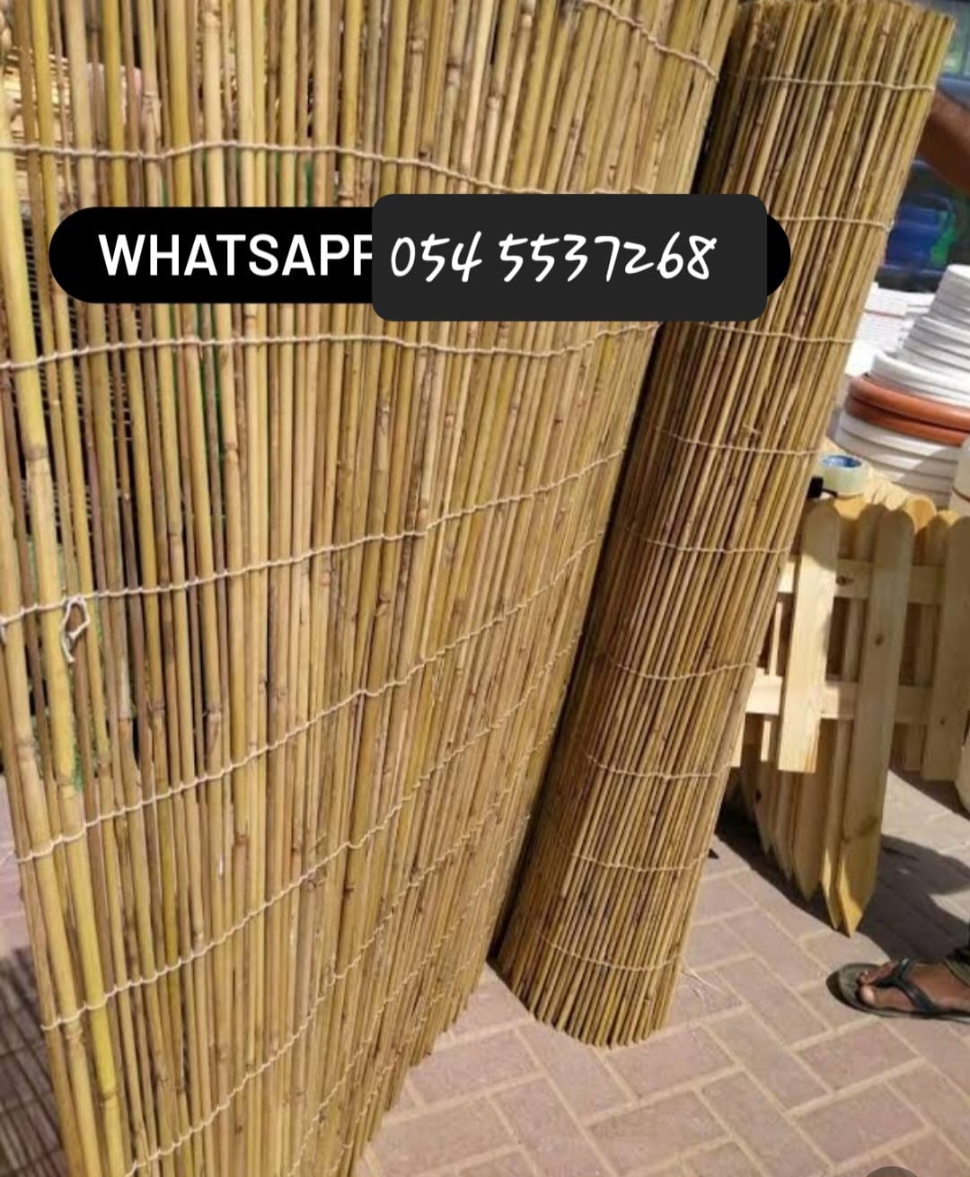Bamboo Fence Panel+971545537268