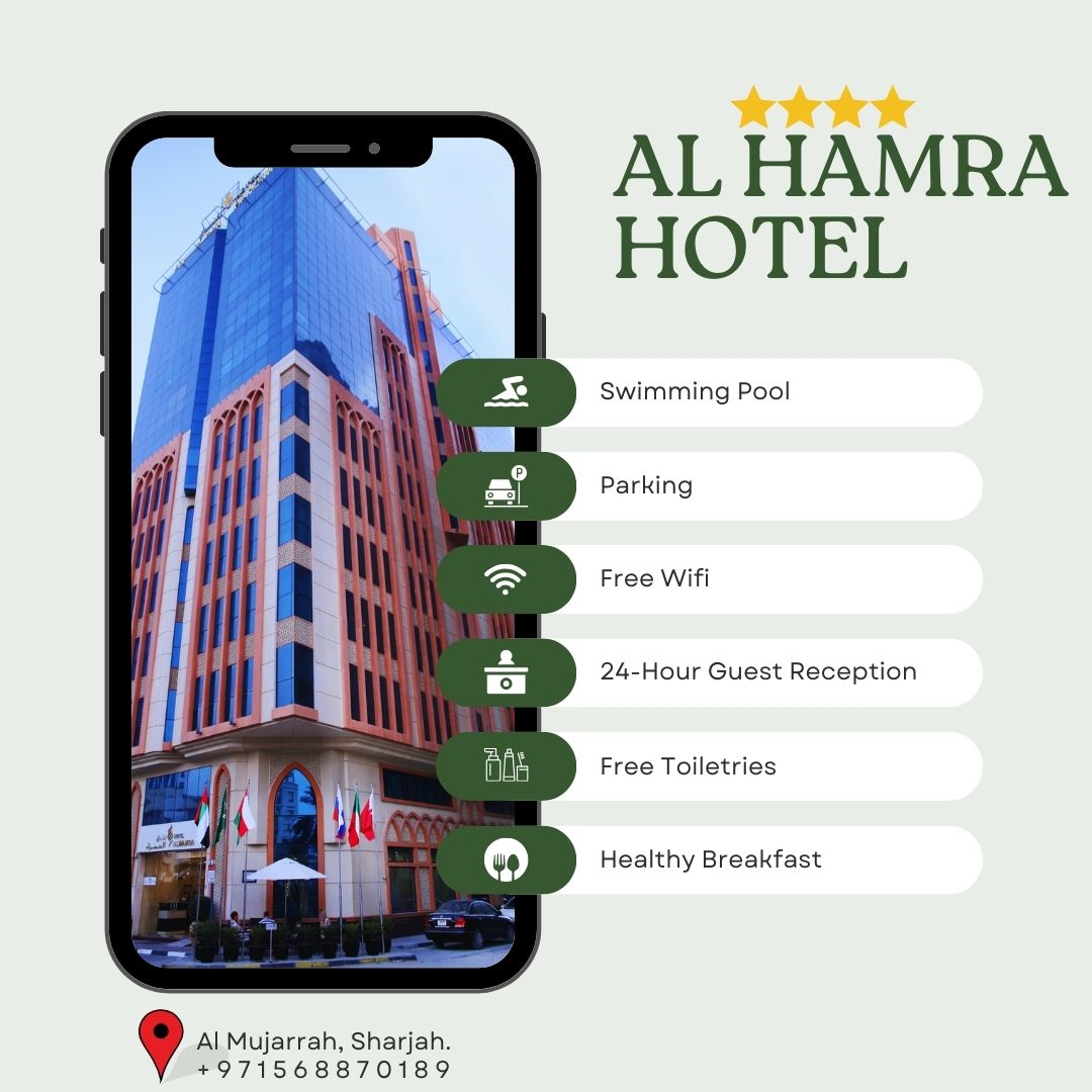 4 Star Hotel with Swimming Pool , Gym and Free Parking in Sharjah