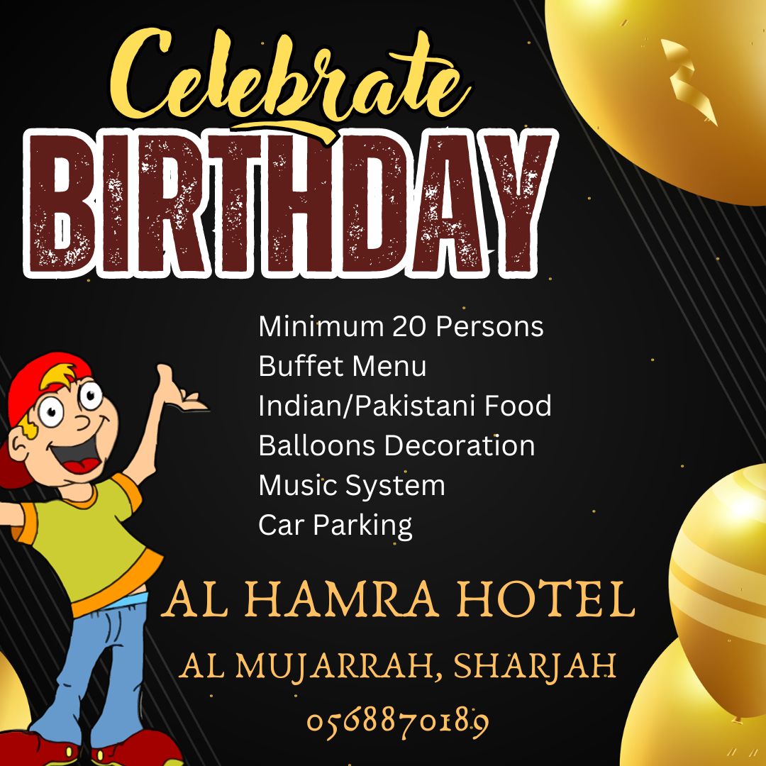 Birthday Party in Sharjah