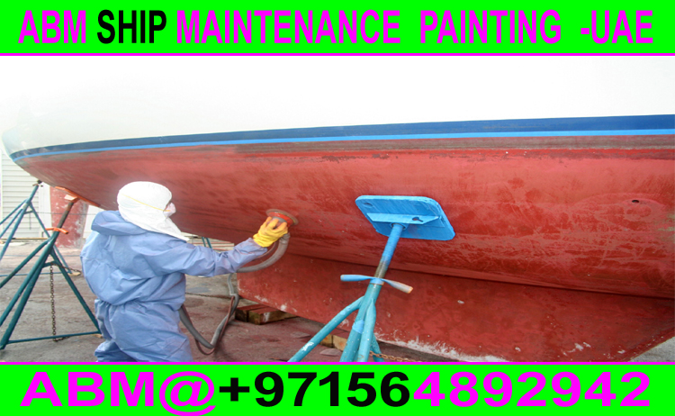 Marine Boat Maintenance Painting Coating in Dubai , Ajman