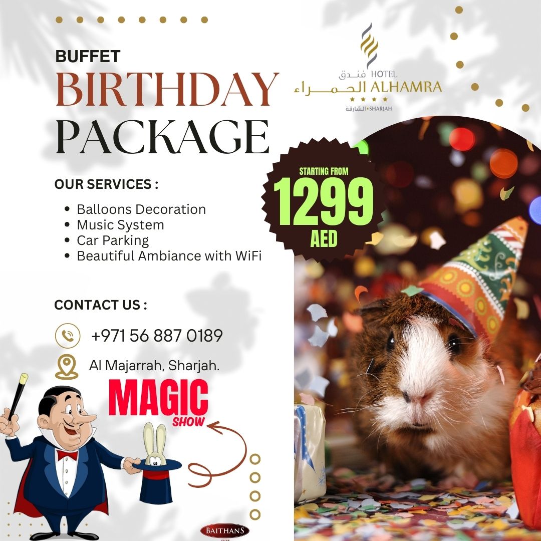 BIRTHDAY PARTY PACKAGE WITH MAGIC SHOW