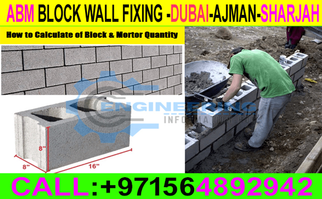 Boundary wall Block Fixing and Plastering Contractor