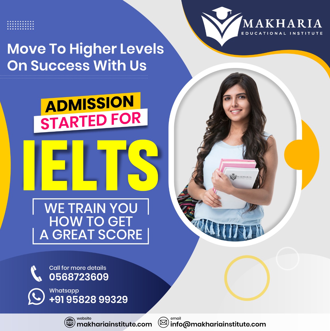 Get the best IELTS course from MAKHARIA institute -0568723609