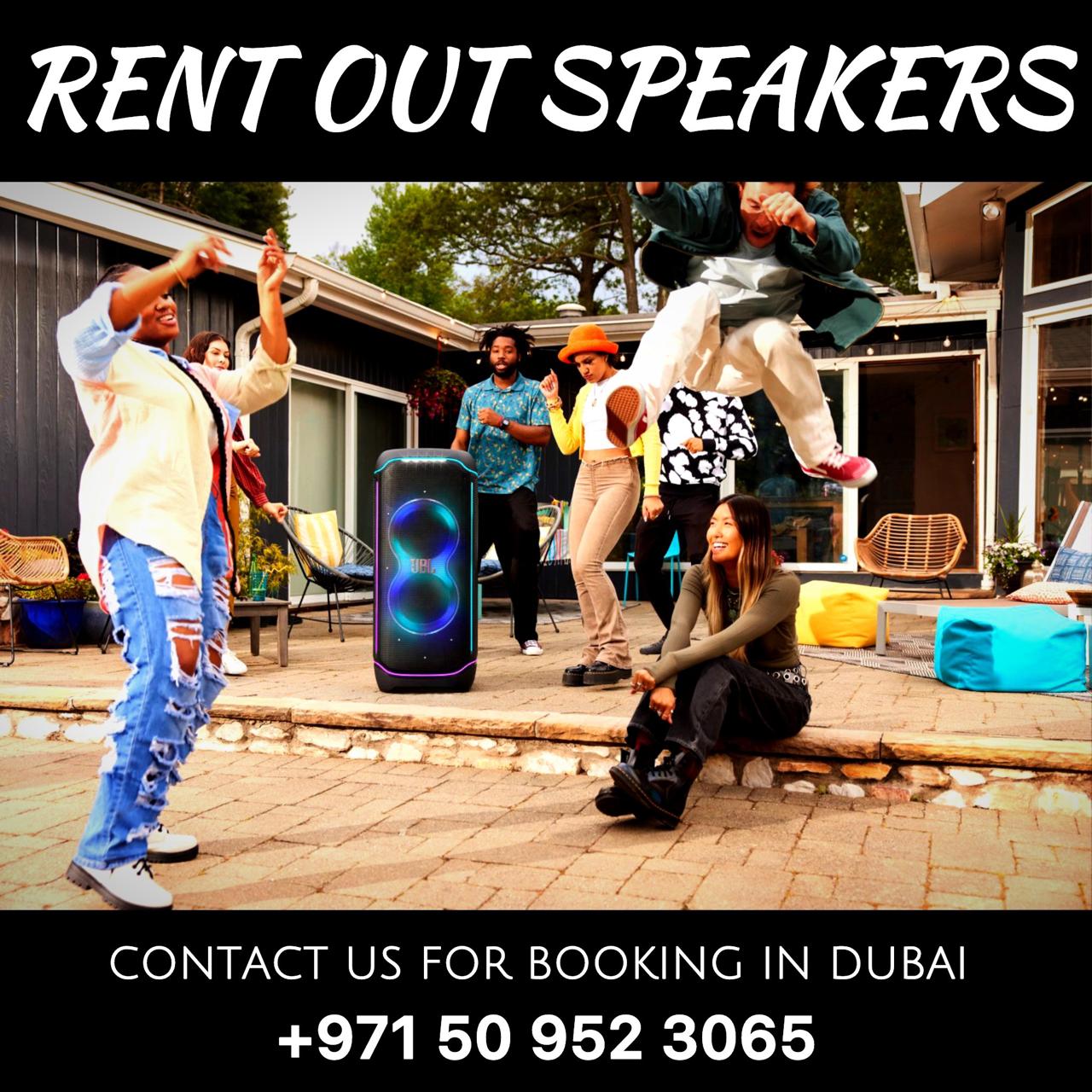 Speaker Rental Dubai | Speaker On Rent in Dubai | JBL PARTYBOX