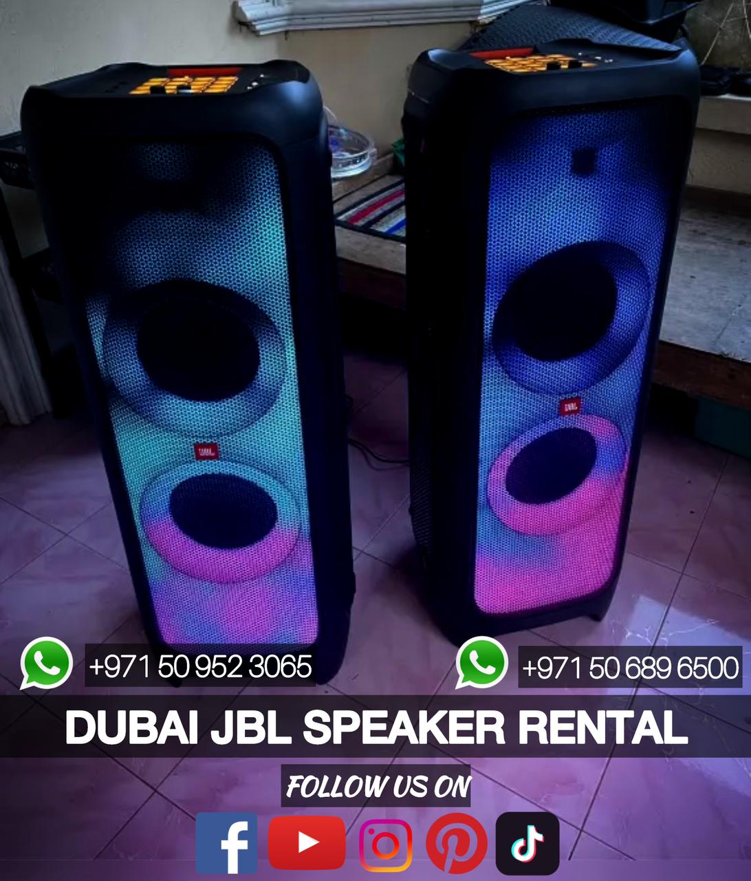 Sound Rental Dubai | Speaker On Rent | Speaker Rental Dubai