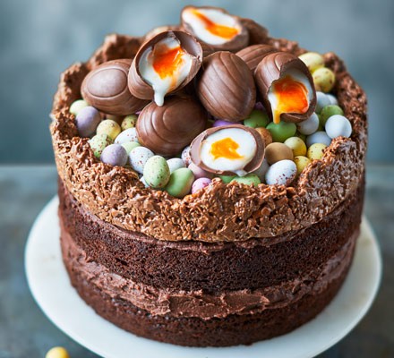 Easter Nest Cake Chocolate