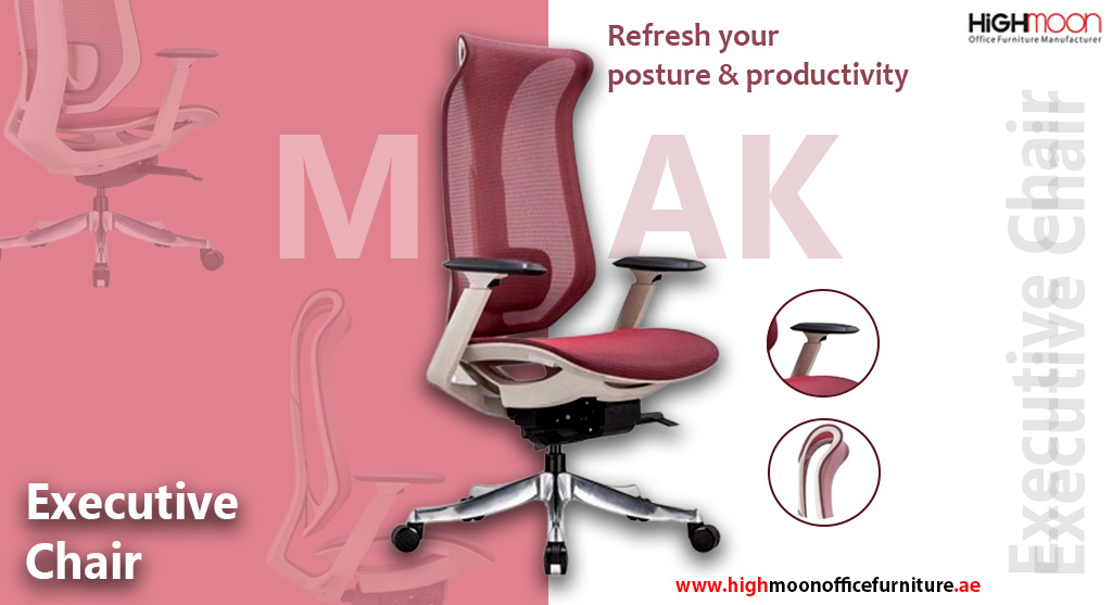 Executive Chair Dubai - Best Quality Mesh Ergonomic Office Chair Supplier in Dubai - Highmoon Office Furniture (1).jpg