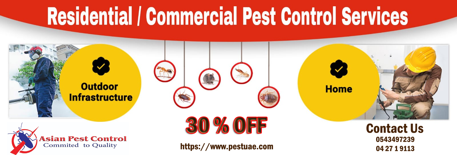 # Residential / Commercial Pest – 30% Off