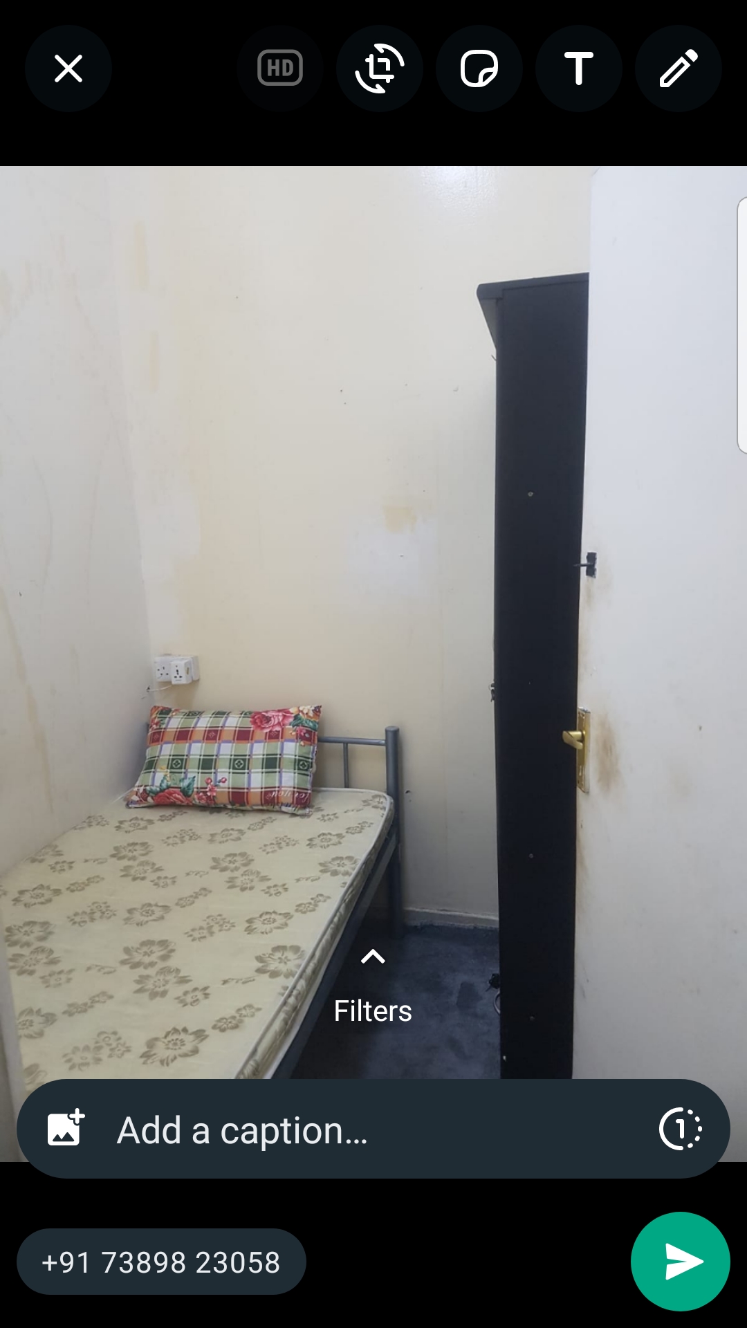 Ladies Bed Space for rent Nr Union/Baniyas stn.