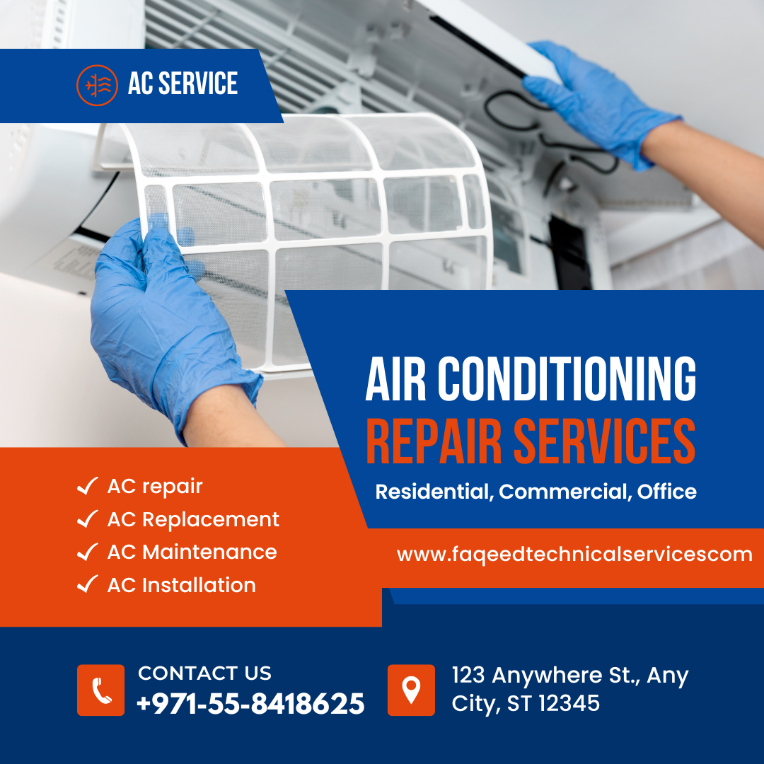 Blue & Orange Minimalist Air Conditioning Repair Services Instagram Post.png