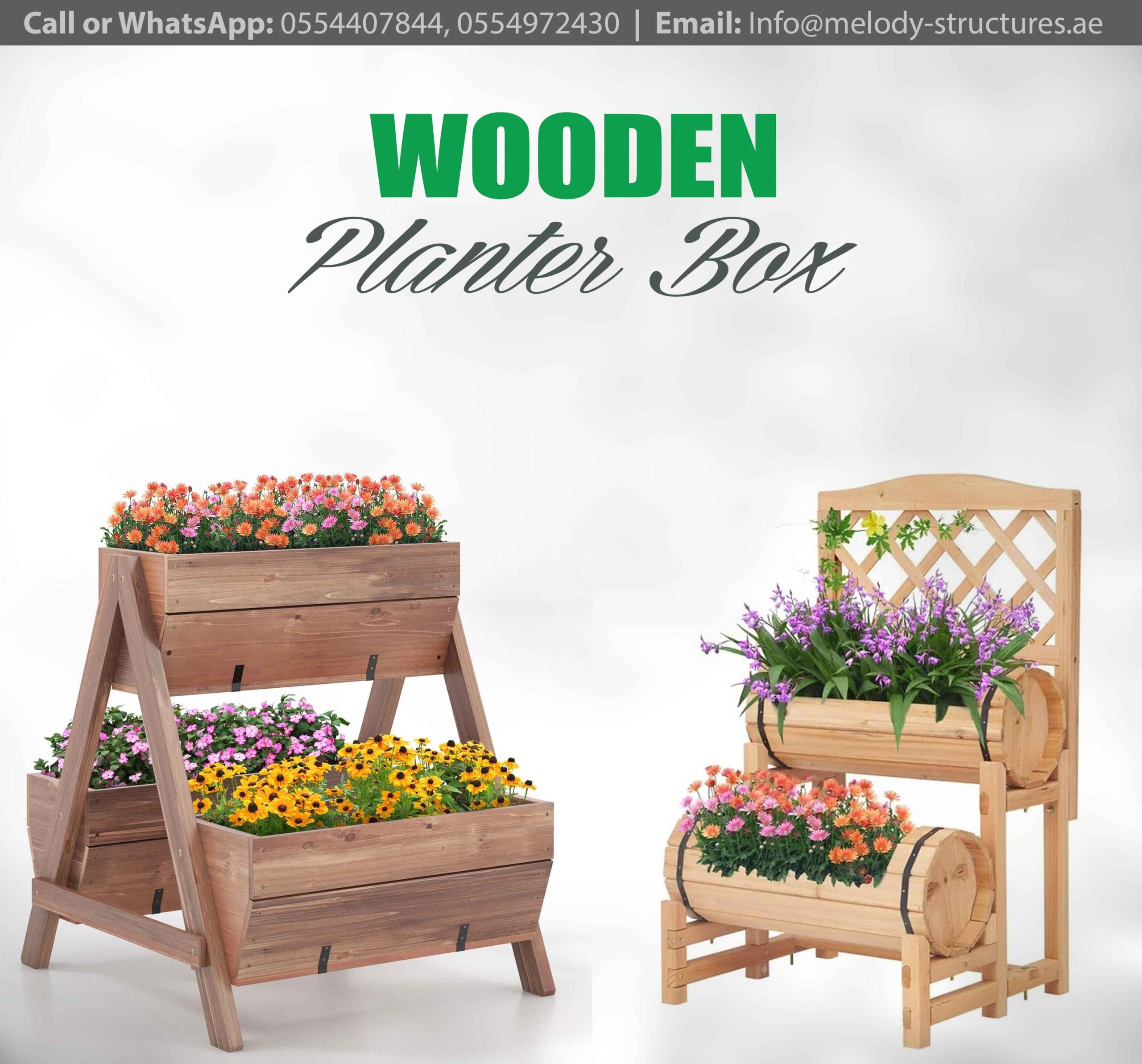 Wooden Planter Box For Garden | Best Planter Box in UAE