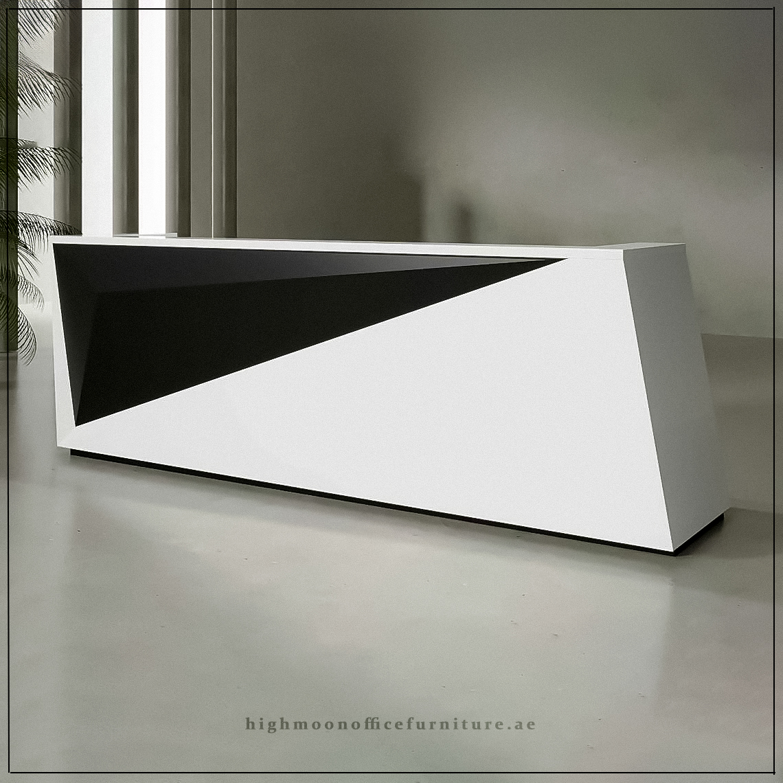 Straight Reception Desk By Highmoon Office Furniture