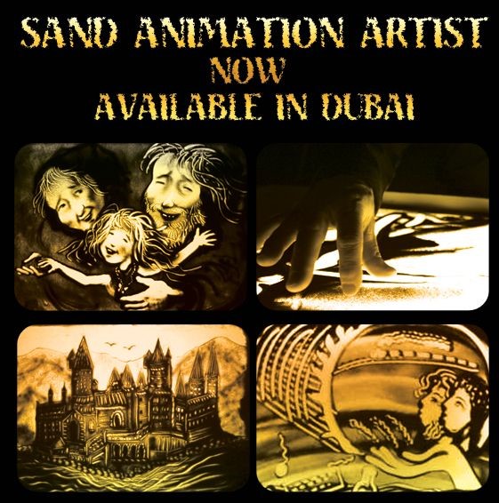 Sand Animation Artists in Dubai!