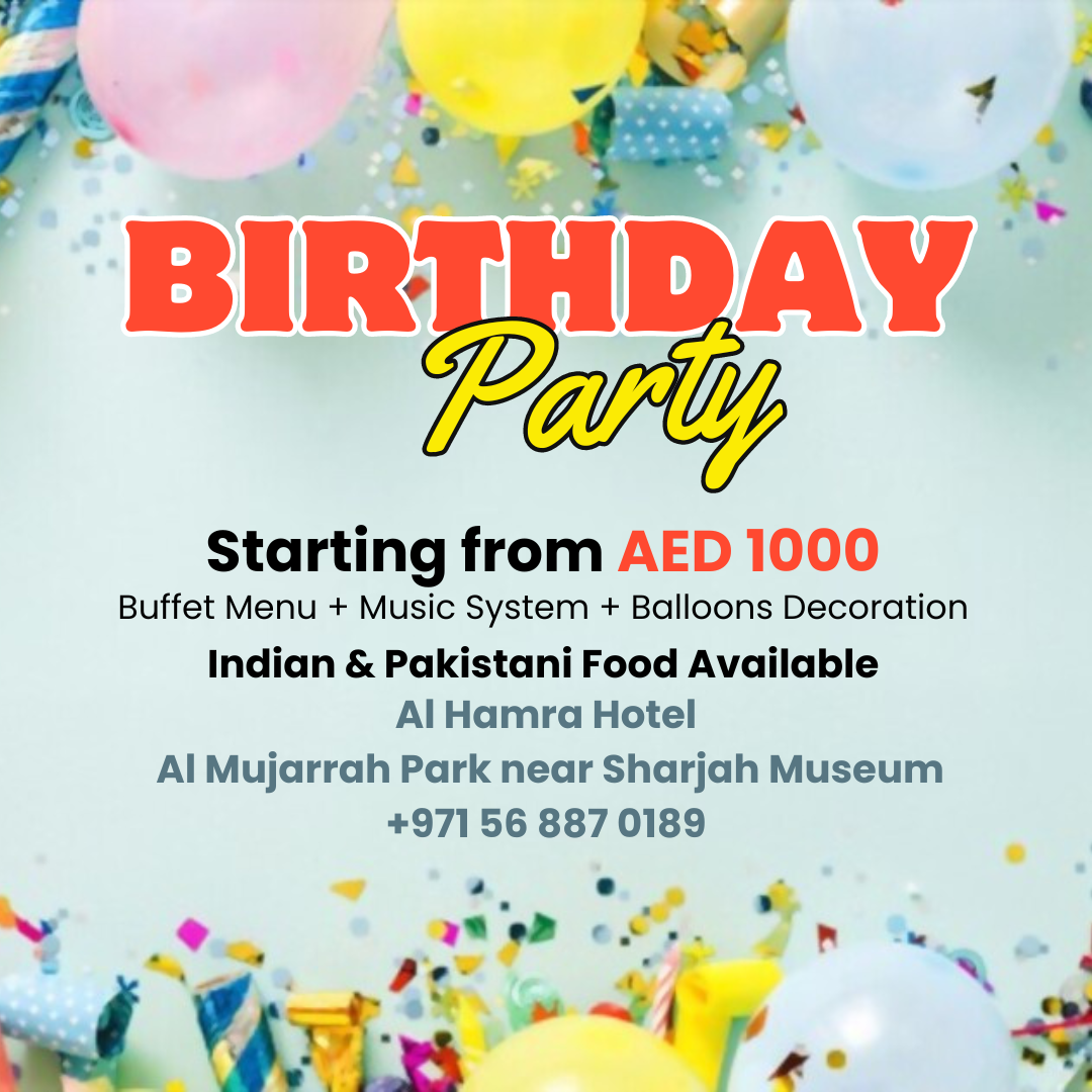 Party Package in Sharjah