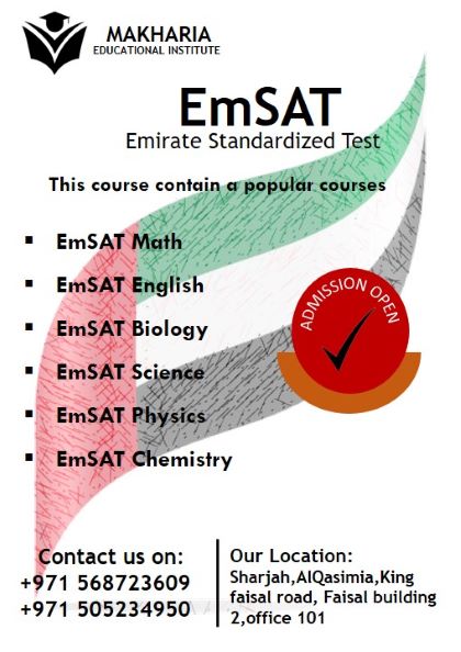 YOU WANT TO TAKE EMSAT AND NEED HELP? CALL MAKHARIA INSTITUTE