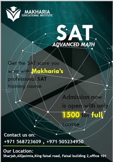 SAT Advanced Math Mastery: Achieve Top Scores WITH MAKHARIA 05687