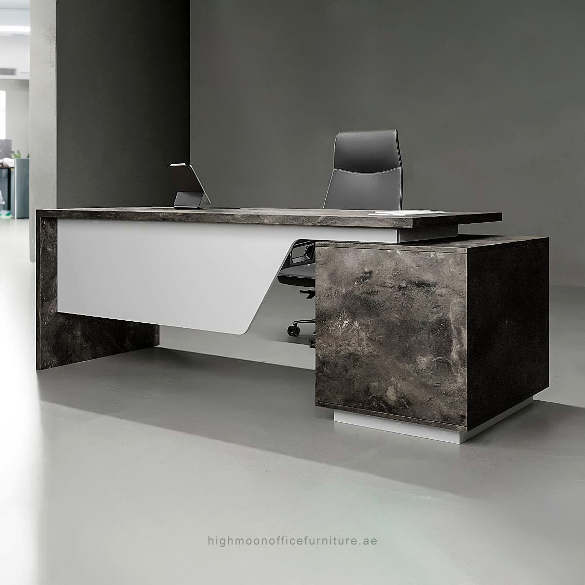 Silo Straight Office Executive Desk Highmoon Office Furniture Du