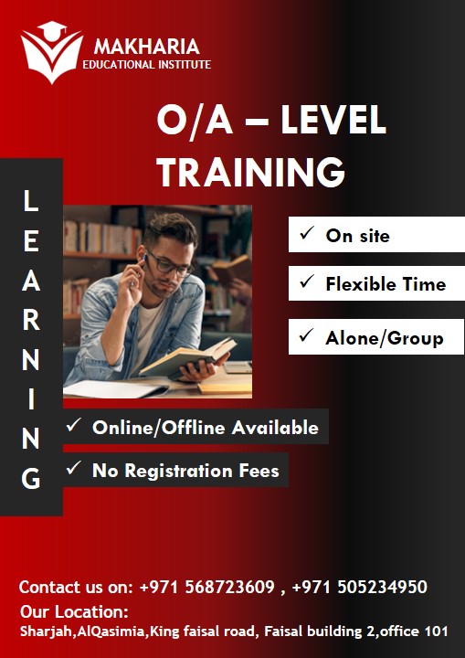 O-level Learn with Makharia institute- 0568723609