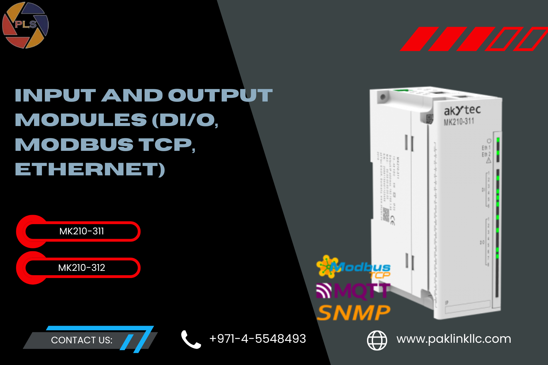 Input and Output Modules (DIO, Modbus TCP, Ethernet)