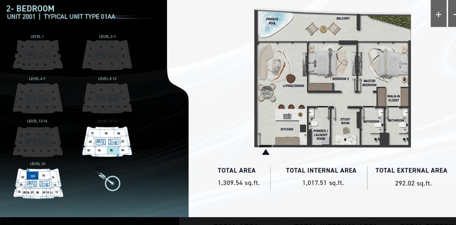 Hadley Height 2, 2 bedroom, Dubai Sport City