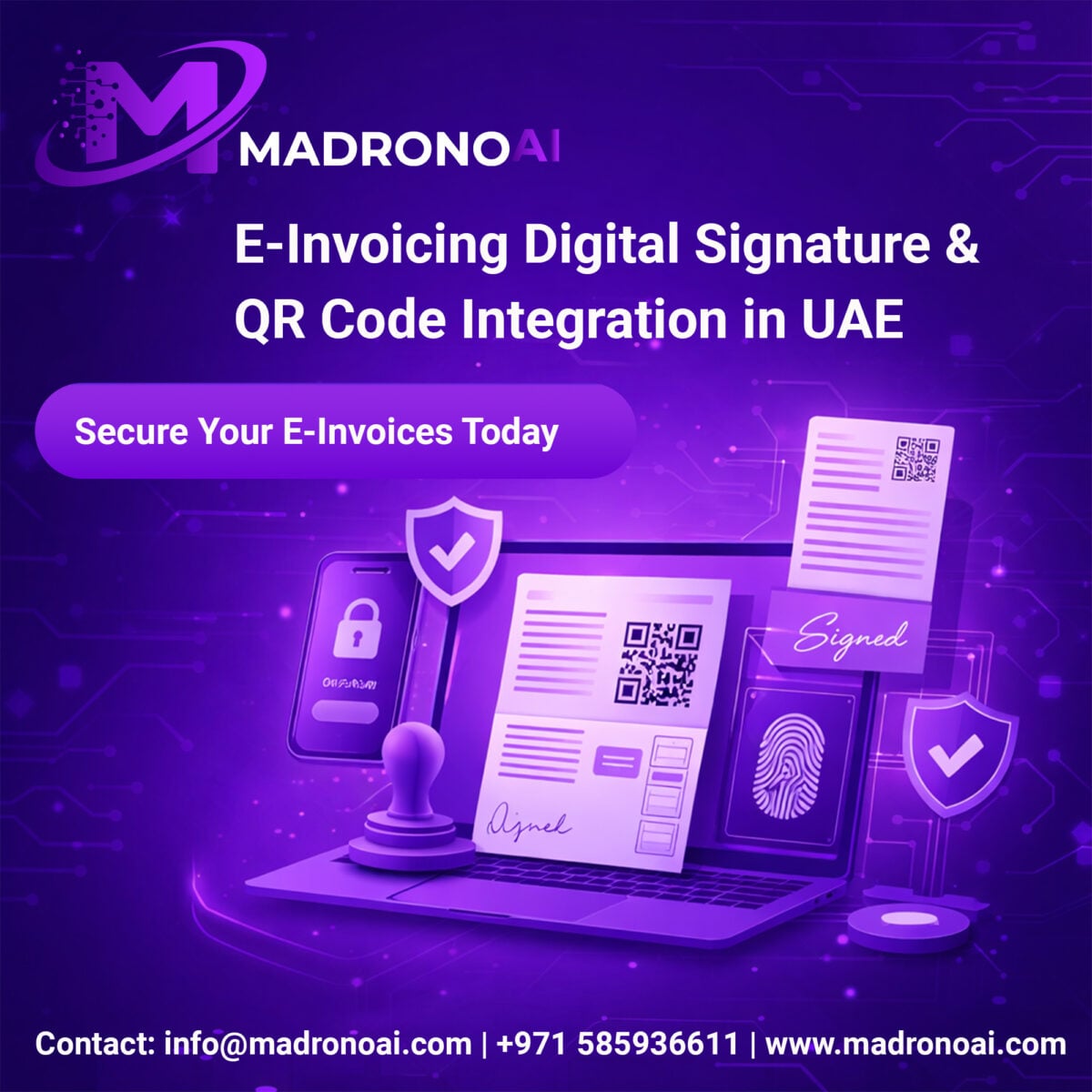 E-Invoicing Digital Signature & QR Code Integration in UAE copy1776689738