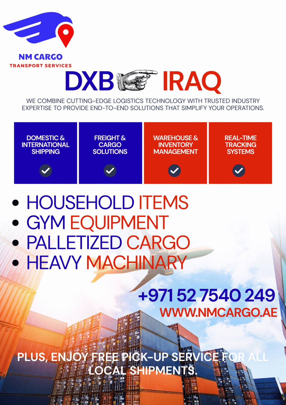 dxb to iraq
