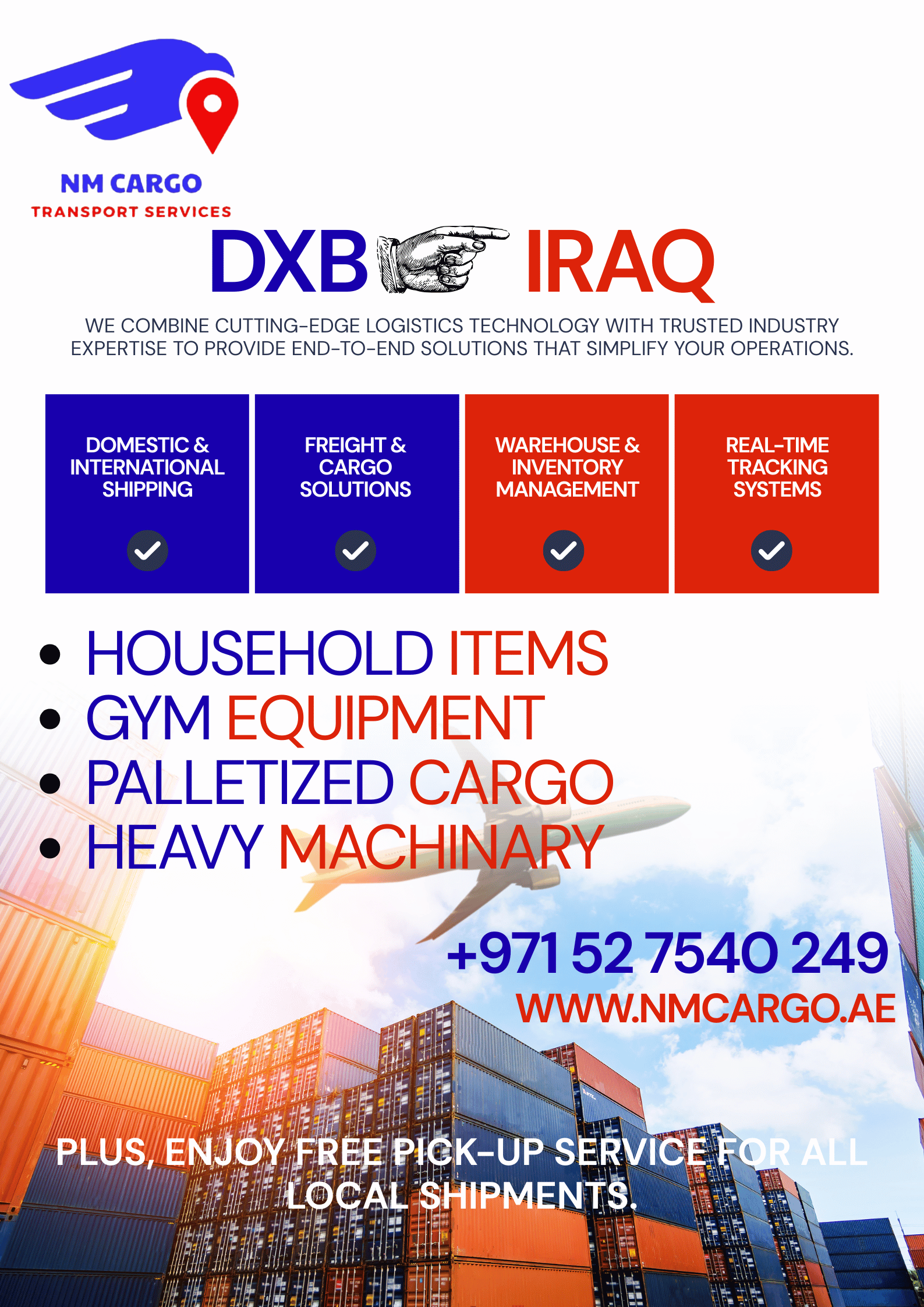 dxb to iraq